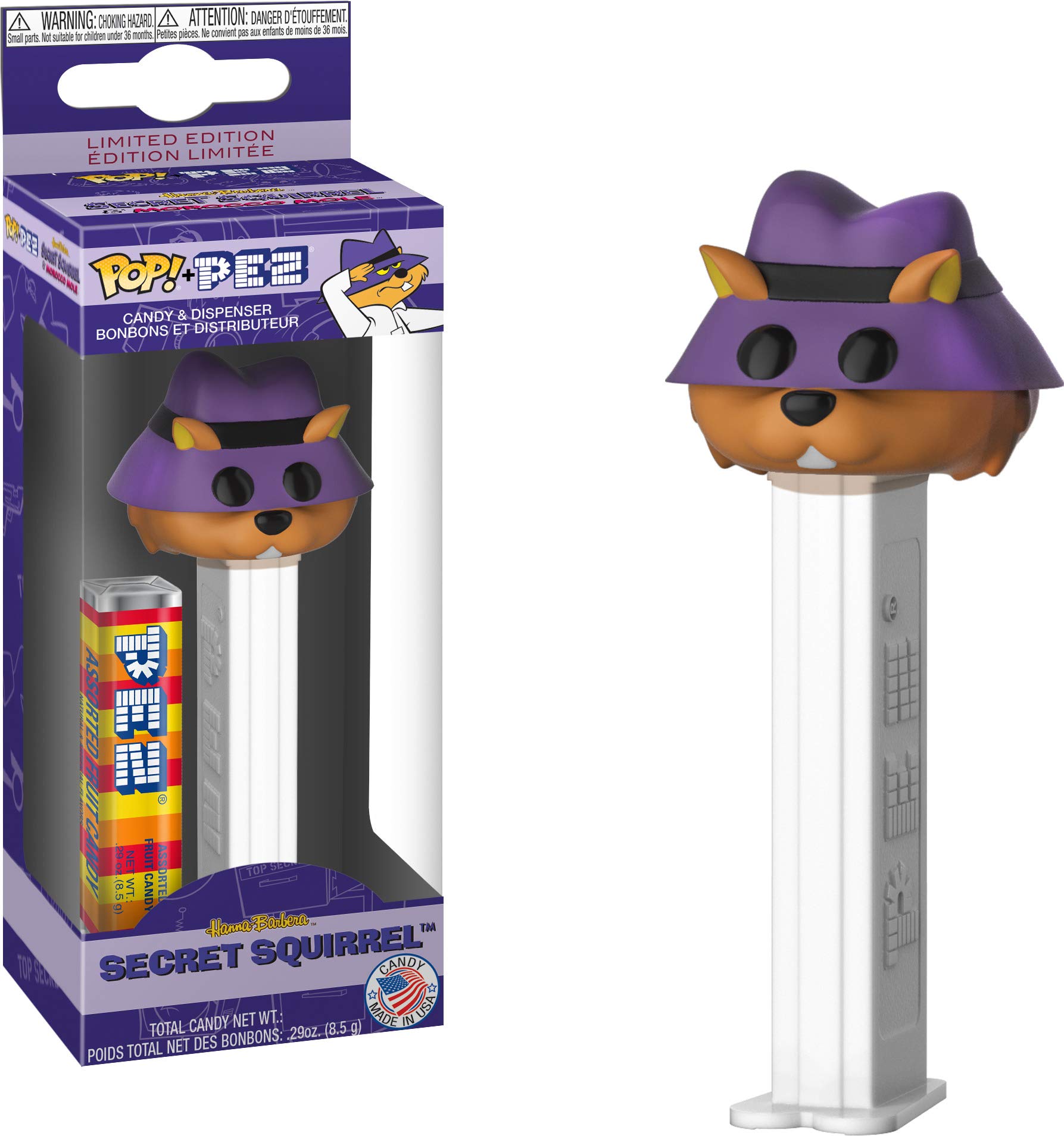 Funko Pop Pez: Hanna Barbera - Secret Squirrel Collectible Figure, Multicolor
