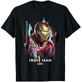 Marvel Avengers Endgame Iron Man Splatter Graphic T-Shirt T-Shirt