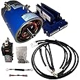 Golf Cart Motor – Club Car High Speed Combo Kit for Series (5K-0) Carts – 25 mph & 5% More Torque – Includes 170-007-0002 D&D Motor, 400 Amp Alltrax Controller, Solenoid, and Wire kit