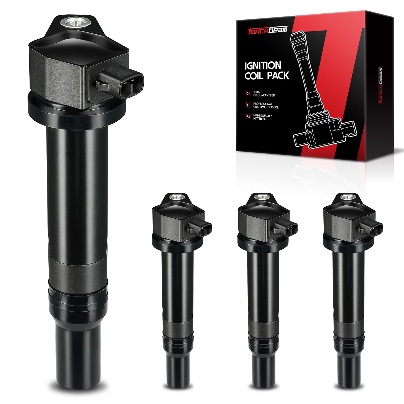 Torchbeam 4 Packs Ignition Coil UF499 Fit for