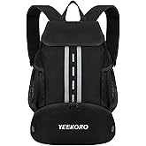 YEEKORO Soccer Backpack Multifunctional Sport Gym Bags with Dry-wet Separate & Shoe Compartment for Basketball Volleyball
