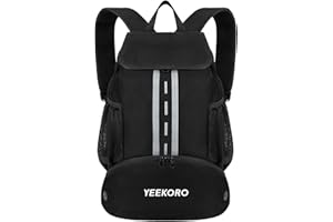 Soccer Backpack Sport Gym Bags Lightweight Soccer Bag with Dry-Wet Separate & Shoe Compartment & Side Mesh Pockets