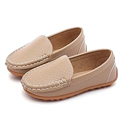 LONSOEN Kids Loafers for Toddler and Little Kids