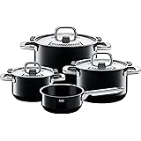 Silit 15180011 Topf-Set 4-teilig, Piano Black: Amazon.de