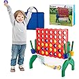 Qrooper Connect Game, 1.9 Feet 4-in-A-Row Party Game for Kid Indoor Outdoor, 4-to-Score Yard Camping Family Game