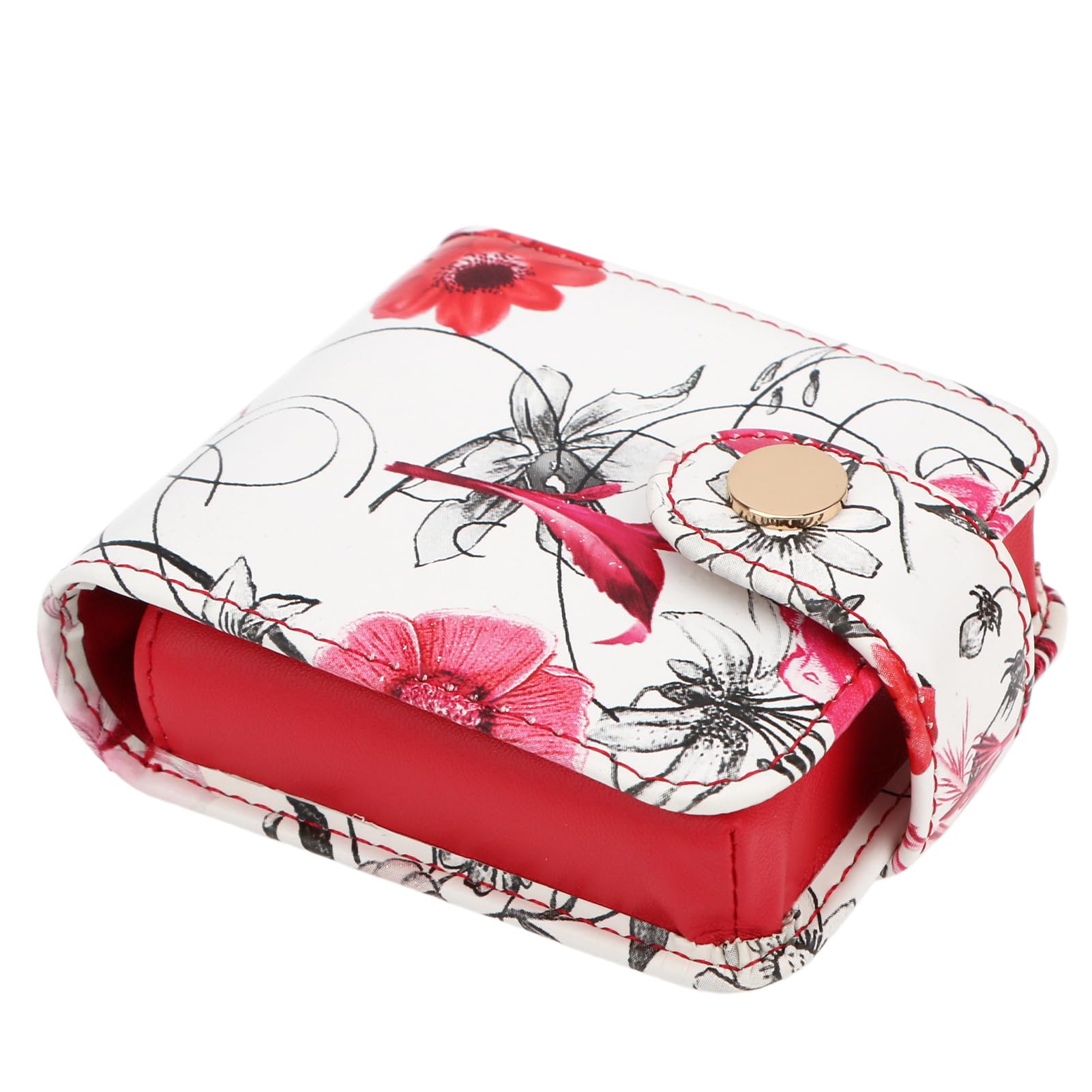 kilofly Genuine Leather Double Lipstick Case Cosmetic Makeup Holder + Gift Box — image 1