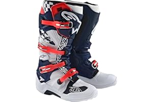 Troy Lee Designs Alpinestars Tech-7 Boots (11) (WHITE/NAVY)