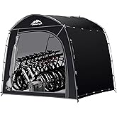 Bike Storage shed Tent, 98 * 59 * 79 Inches Outdoor Portable Storage Shed, Made of 210D Oxford Cloth PU4000mm Waterproof Fabric, Suitable for Storing Bicycles, Motorbikes, Garden Tools, Lawn Mower