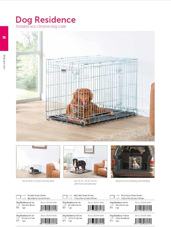 savic residence dog crate