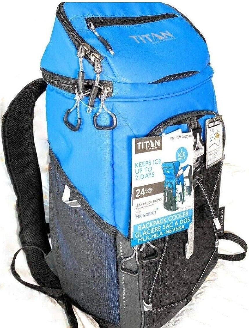 TITAN 2000535 Portable Cooler Bag with Handles 24 Can Capacity