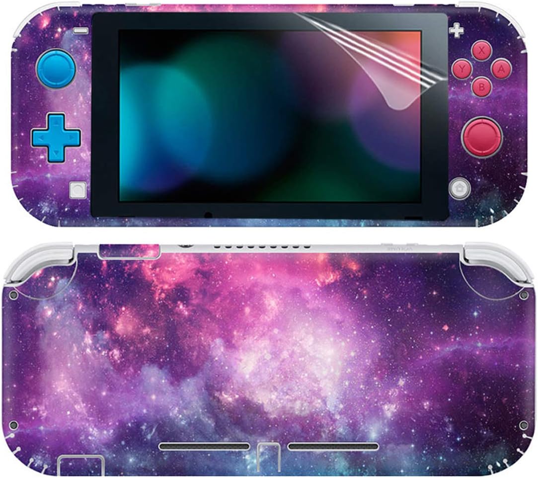 Sololife Full Set Faceplate Skin Decal Stickers for Nintendo Switch Lite with 2Pcs Screen Protector (Starry#3)