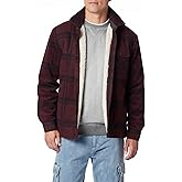 UNIONBAY mens Woodsman Microfleece Lined Flannel Shirt Jacket