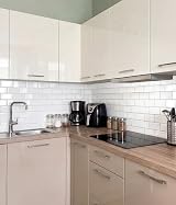 Yoillione Thicker Peel & Stick Wall Tiles 12x12 White 10 Sheets Backsplash view 2