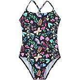 Gottex Kids Criss Cross Tie Back One Piece Swimsuit Chlorine Fade Resistant and Built-in UPF UV 50 + Protection