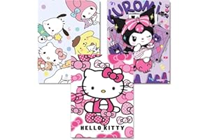 WUDWL Diamond Painting Kits for Adults - 3 Pack Cartoon 5D Diamond Art Kits Full Drill Diamond Dots Paintings with Diamonds Gem Art and Crafts Home Decor 12x16inch ﻿