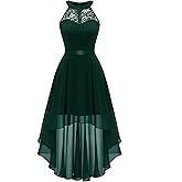 Wedtrend Women's Formal Dresses Halter Bridesmaid Dresses Cocktail Dress High Low Prom Dress