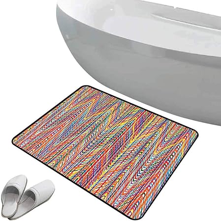 Alfombra de baño antideslizante Resumen Área segura de alfombra de baño