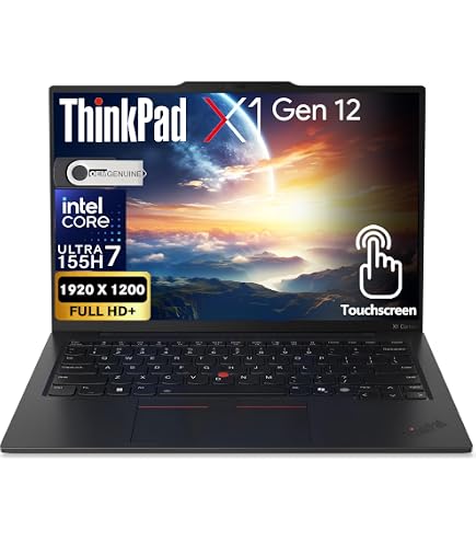 Amazon.com: Lenovo ThinkPad X1 Carbon Gen 12 Touchscreen, Intel