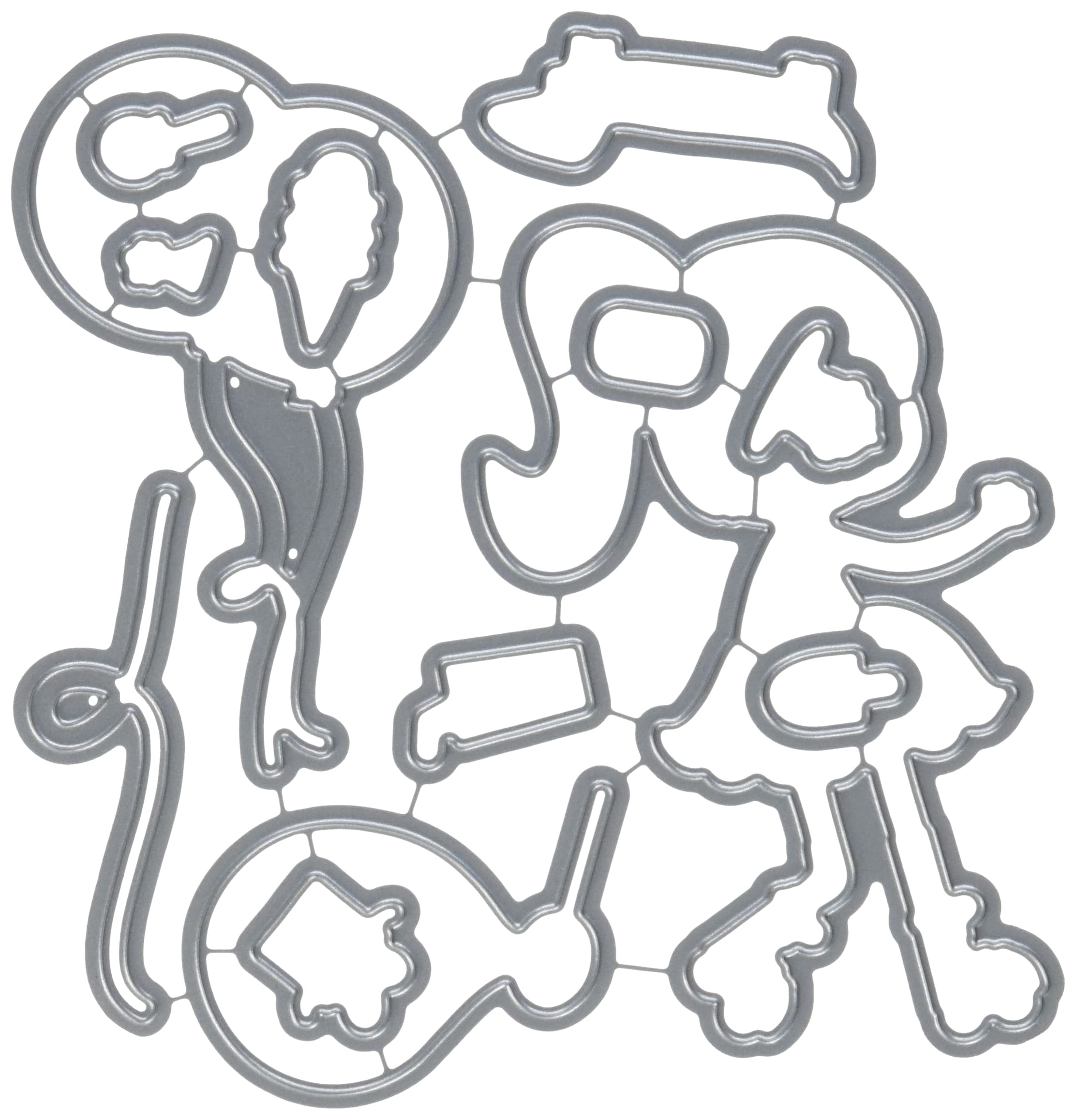 Avery Elle Elle-Ments Dies-Skating by, Other, Multicoloured, 14.19x26.39x0.07 cm