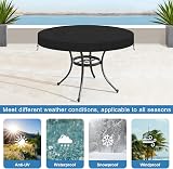 VANSHEIM Garden Table Cover 160x90x15cm Waterproof Oxford 420D Drawstrings view 6