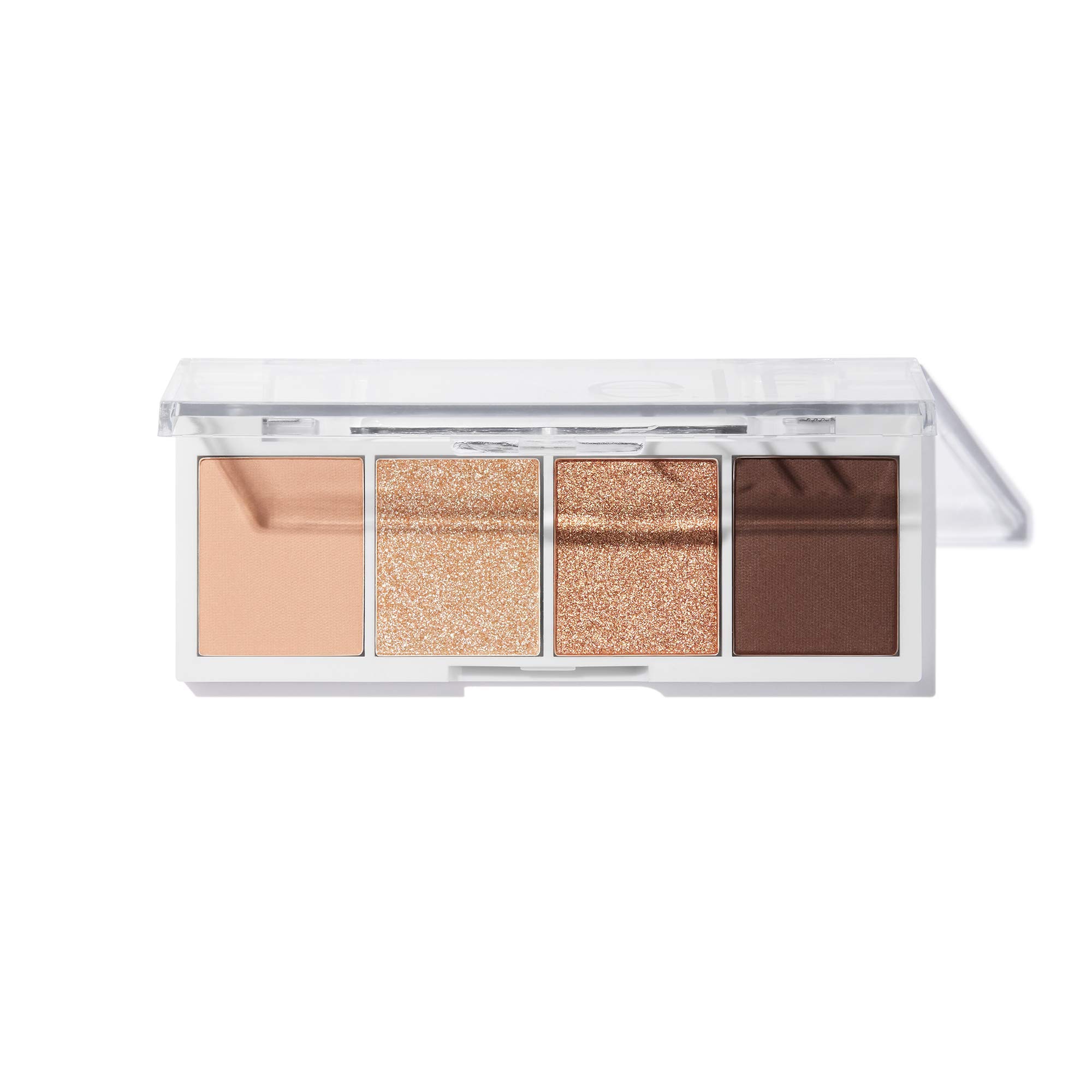 e.l.f. Bite-Size Eyeshadows, Creamy, Blendable, Ultra-Pigmented, Easy To Apply, Cream and Sugar, Matte & Shimmer, 3.5 g