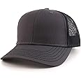 Armycrew Oversize XXL Low Profile Two Tone Mesh Back Trucker Baseball Cap