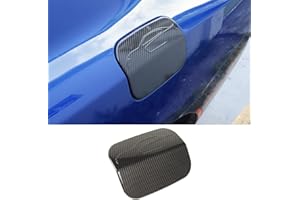 JWWY fuel tank gas door cover trim for Dodge Charger Accessories 2015-2023+ Carbon Fiber 1pc