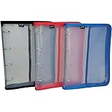 Acp 1142PT, Fichário de PVC, com 4 Argolas com Zipper, Multicolor