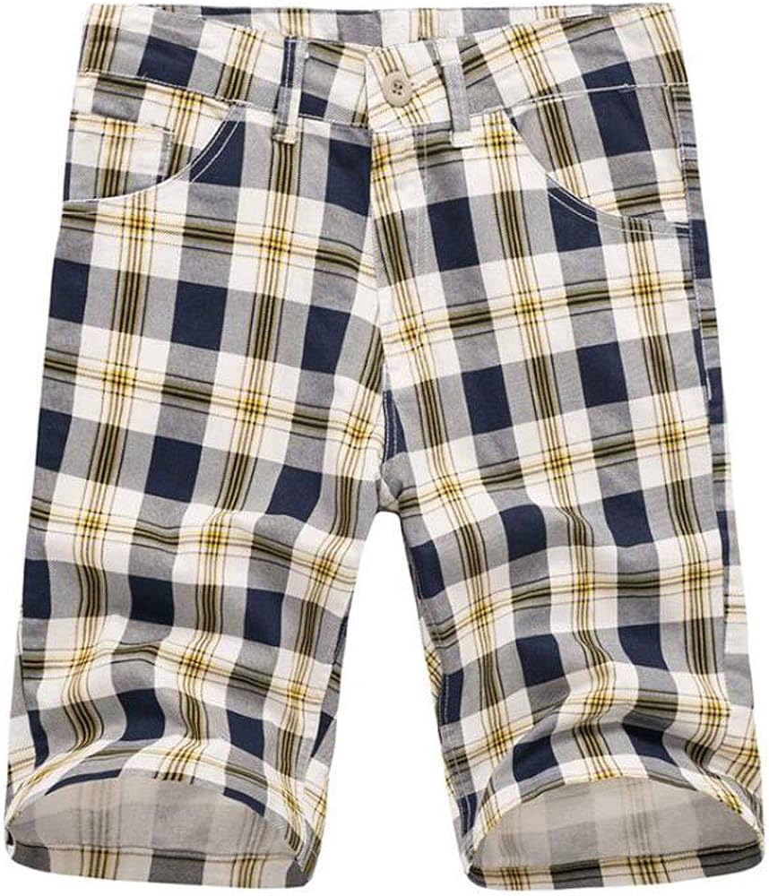 ショートパンツ メンズ 短パン 格子柄 アウトドア スポーツ ウエア ハーフパンツ 日常 カジュアル 通気 春夏 9号色 M