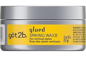 Got2b Glued Spiking Hair Wax, Fierce Holding Power, 2 oz