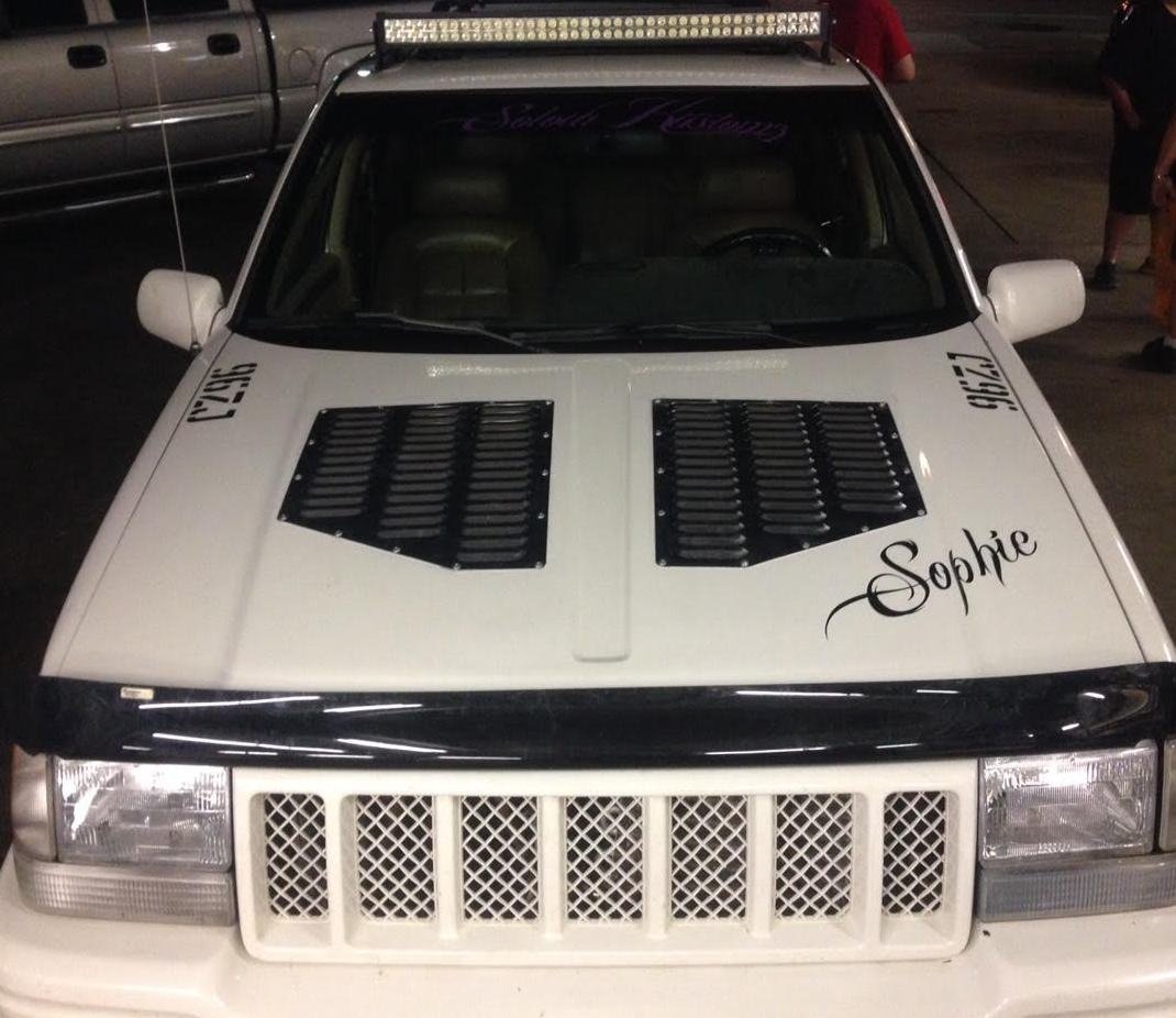 Automotive Kit Bolton RodLouvers Pair of Jeep ZJ Hood Aluminum