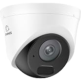 SANNCE 2K 3MP Super HD PoE Dome Security Camera | 3MP 100ft Dual IR Night Vision Surveillance IP Camera, Human &amp; Vehicle Detection, IP67 Weatherproof, Audio Recording