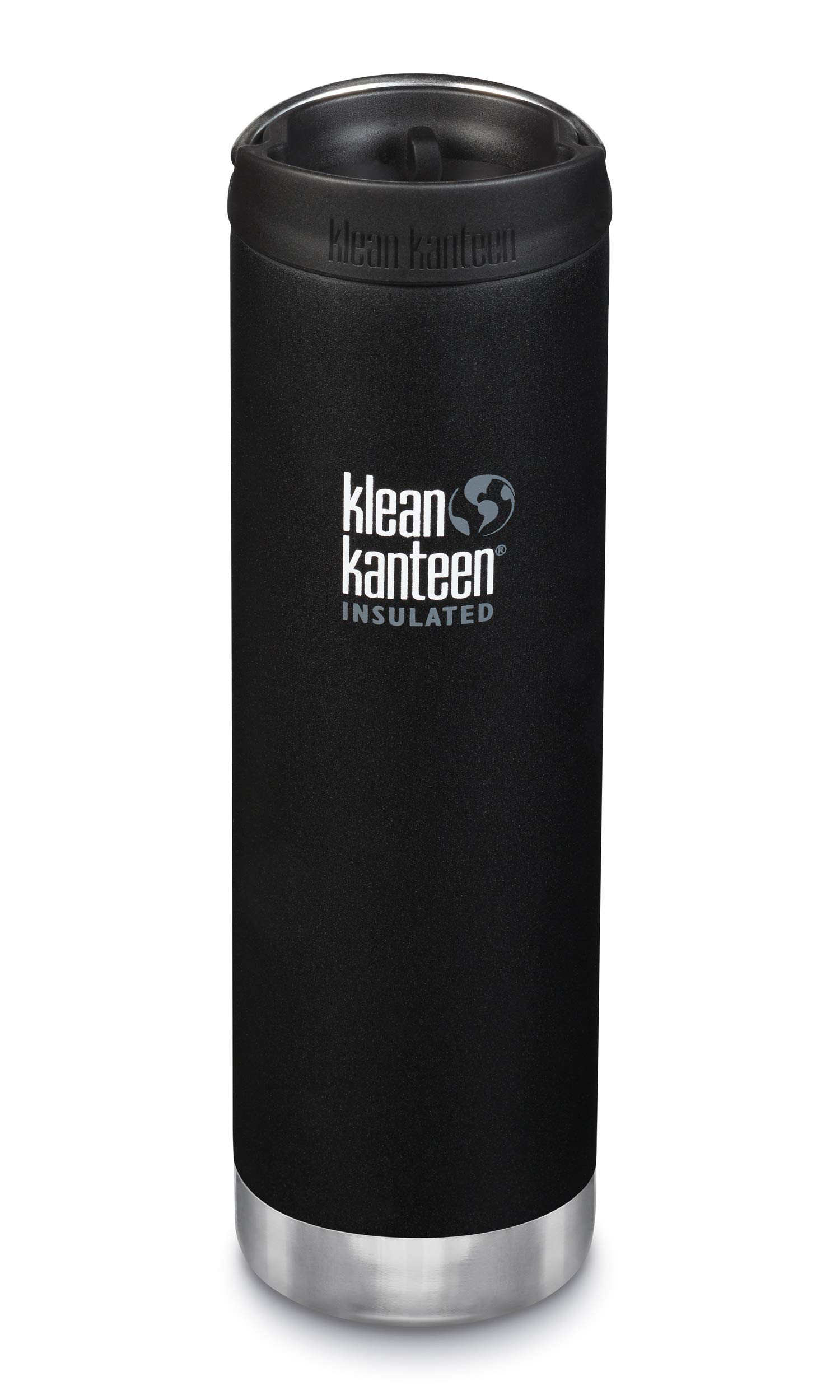 Klean Kanteen Unisex - Adult TKWide VI Water Bottle, Shale Black (Matte), 592 ml