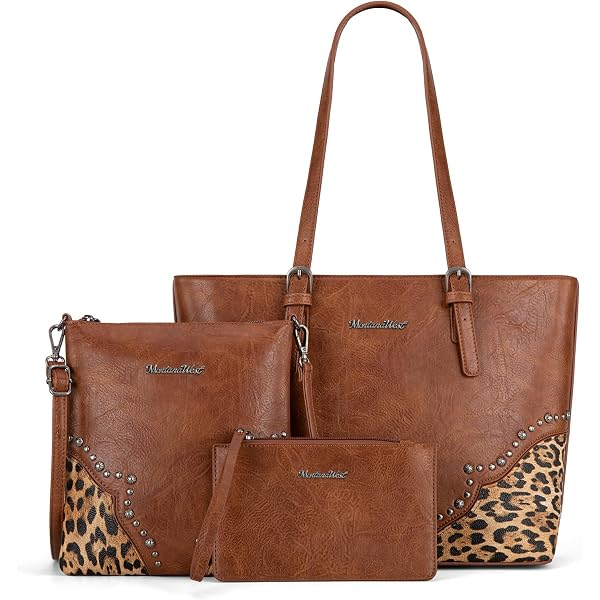 Amazon.com: Montana West Longhorn Whipstitch Western Top Handle CC