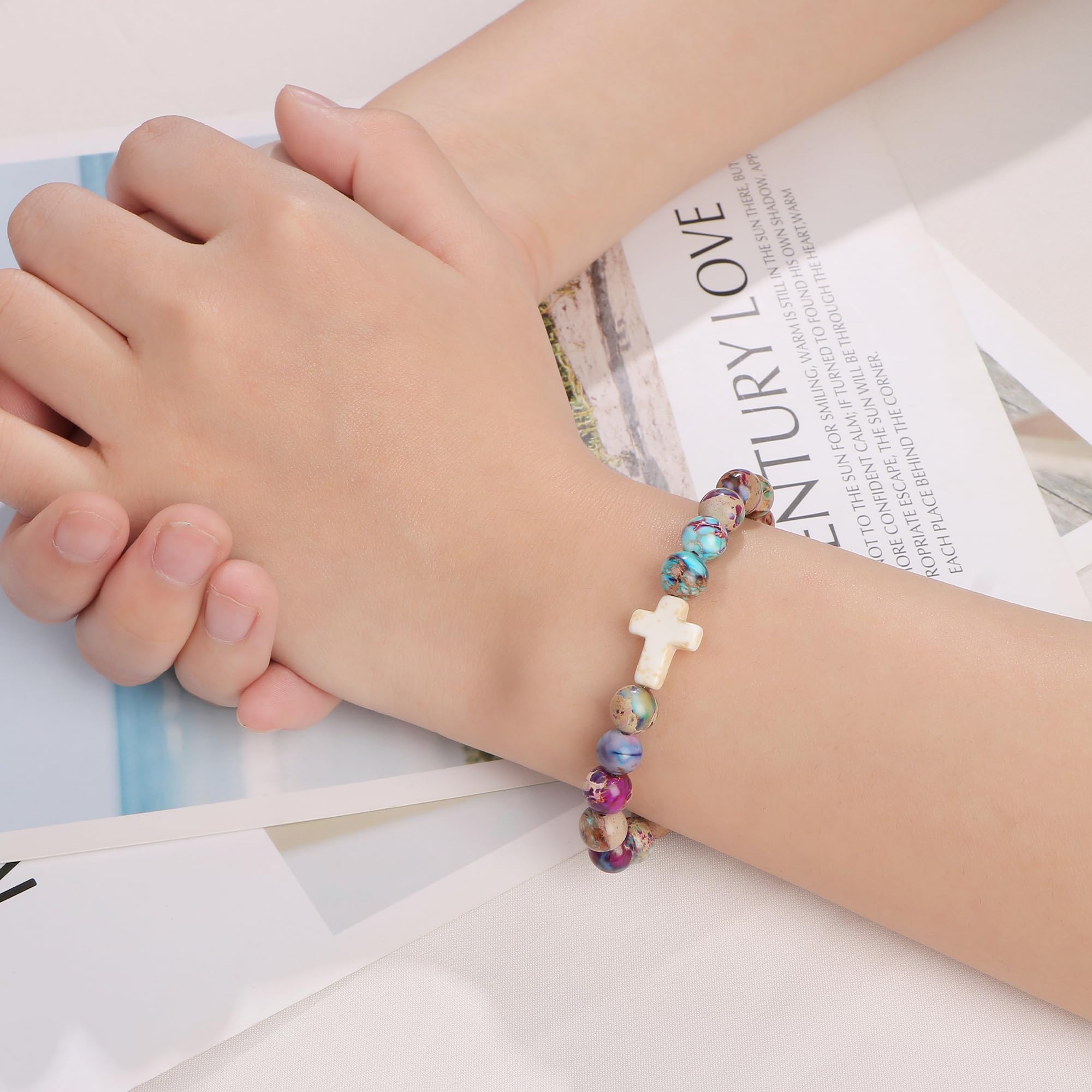 JoycuFF Teen Jewelry Bracelets for Teen Teenage Gifts Ideas Trendy Stuff, 6 8 9 10 11 12 13th 16 Year Old Birthday East Christmas Gifts