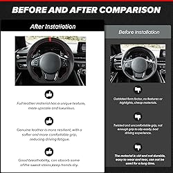 LOSCHEN Full Leather Steering Wheel for Toyota GR