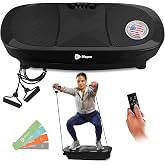 Lifepro Rumblex 4D Vibration Plate Exercise Machine with 7 Training Modes | 3 Motor Motion, Multiple Presets &amp; Speeds, High Weight Capacity &mdash; Vibration Plate for Lymphatic Drainage &amp; Full Body Workout
