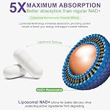IWKDIJ NAD+ Supplement Nicotinamide Riboside 80 Capsules 900mg view 6