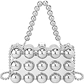 YYW Acrylic Clutch Purse for Women Evening Crossbody Shoulder Beaded Bag for Wedding Party