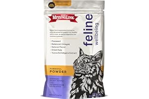 The Missing Link Feline Superfood Supplement Powder 6oz Bag, Veterinarian Formulated, Balanced Omega 3 & 6 for Healthy Skin & Coat, Digestion, Immunity & Overall Cat Health
