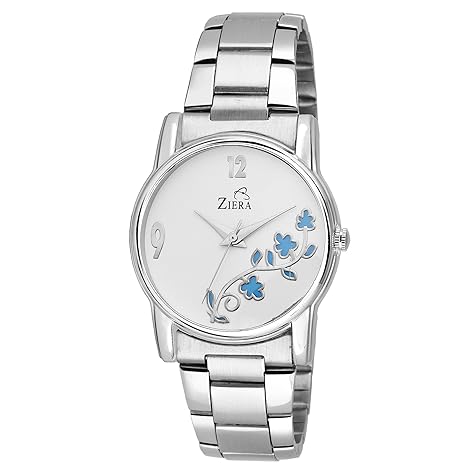 Ziera Analogue White Dial GirlS Watch-Zr08019