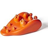 Kanjo Acupressure Neck Pain Relief Pillow | Cervical Traction Device & Acupressure Cushion for Muscle Tension & Relaxation | Helps Relieve Neck & Shoulder Pain | Orange