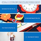 VISATOR Busy Board Montessori Toys Dark Blue for Toddlers Sensory Fine Motor view 4