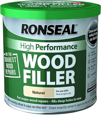 Ronseal High Performance Wood Filler Natural 733g 35304 RSLHPWFN550G