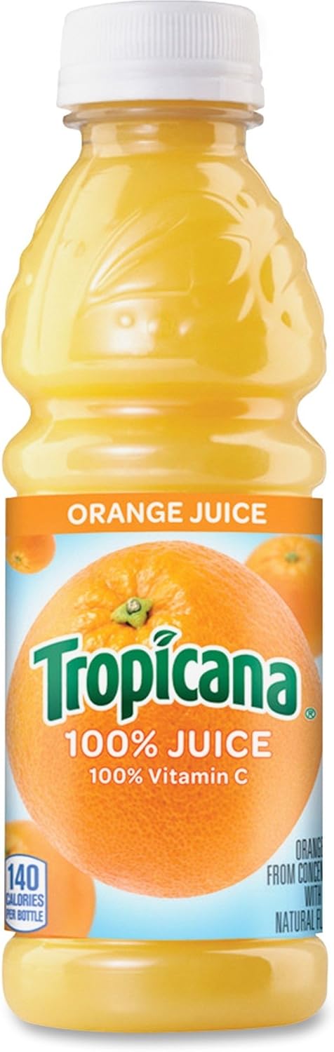 QUAKER Oats Company 55154 100% Juice, Orange, 10oz Plastic Bottle, 24/Carton