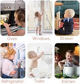 Jsdoin Fridge Lock Digital Password Refrigerator Lock Child Safety 3M Adhesive view 3