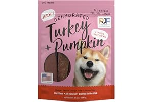 Pet Jerky Factory Premium Dog Treats | 100% Human Grade | USA Made | Grain Free | Turkey and Pumpkin, 12 oz.