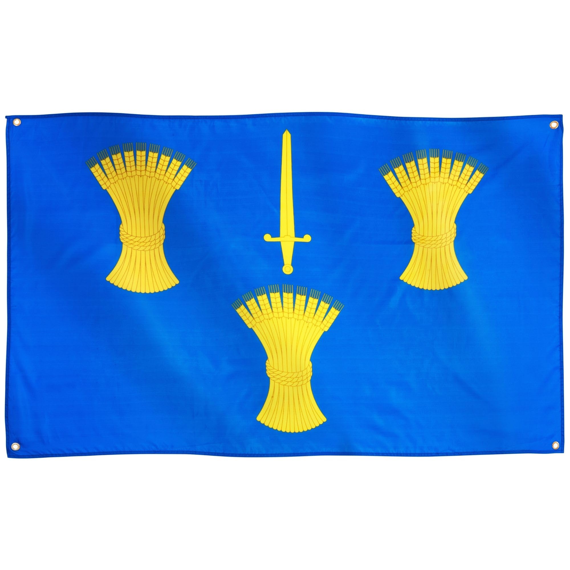 Runesol Cheshire Flag, 91x152cm, 3ft x 5ft, 4 Grommets, Eyelet In Every Corner, Cheshire Day, British Regional Flag, Premium Flags, Inside, Outside, Banner, Vivid Colours — image 1