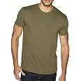 Next Level Men's Sueded Crew T-Shirt – Warm Gray – 60% Cotton/40% Polyester – Soft Laundered Jersey - View #7
