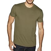Next Level Men's Sueded Crew S MILITARY GREEN